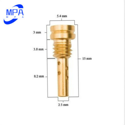 Carburetor Pilot Jet/Main Jet Fit Keihin FCR35 FCR37 FCR39 FCR41 - Foto 9