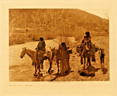 Ogalala Native Indians work day 8x10 Photo Reprint