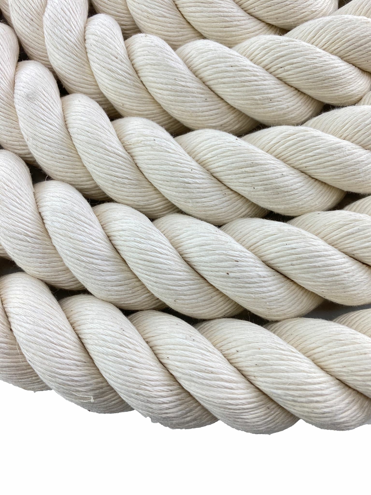 28mm White Synthetic Cotton Rope x 5 Metres, Garden Decoration Soft Handrail Verzendingsorder