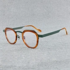 Luxury Acetate Retro Titanium Reading Glasses Full Rim Women men for Reader