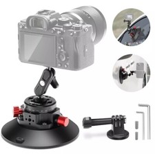 Neewer CA013 6'' Camera Suction Mount with Ball Head Magic Arm  Metal Car Mount