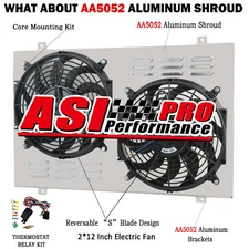 RADIATOR SHROUD+FAN+RELAY Fit 1982-1992 CHEVY CAMARO PONTIAC FIREBIRD 5.0L 5.7L.