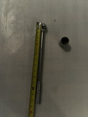 Vintage Thorsen 1/2" Drive Flex Head Breaker Bar 14” Inch - Made in Taiwan - Picture 2 of 10