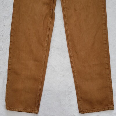 Vintage 90s Levis 501 Womens 9M 26x31 Brown Mom Jeans Made In USA