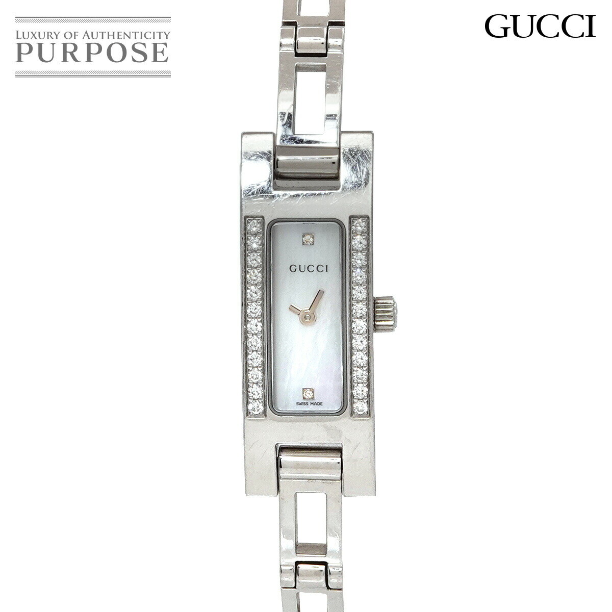 GUCCI 腕時計　3900L ゴールド文字盤　レディース Gucci 3900L Yellow Gold Tone Women's Watch YA3900LG