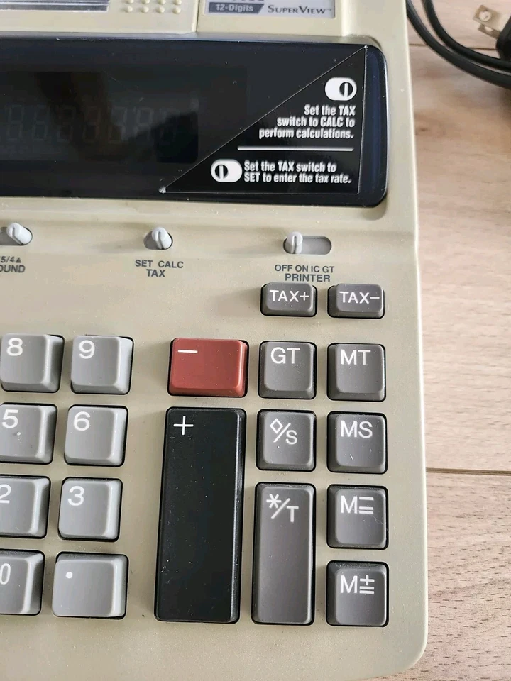 Texas Instruments TI-5630 SuperView 12-Digits Printing Calculator Accounting - Image 3 of 4