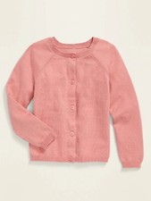 NWT OLD NAVY 2T PINK LIGHTWEIGHT SWEATER CARDIGAN