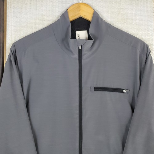 VUORI Size Large Mens Full Zip Polartec Alpha Lined Palomar Jacket Gray Stretch - Picture 12 of 17