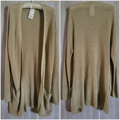 uniqlo linen cardigan