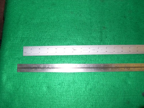 Lama temprata Sawyer 18" + regola satinata 18" (Made in USA) - Foto 5 di 5