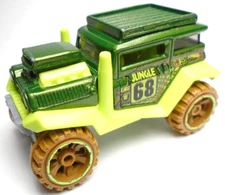 2012 HOT WHEELS BAD MUDDER 2 JUNGLE KING #68 GREEN 1:64 DIECAST 2.5" RACE TRUCK