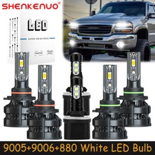 For GMC Sierra 1500 2500 1999-2002 LED Headlight Bulb High Low Beam Fog Light Z8