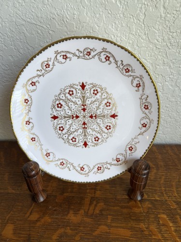 TUSCAN-FINE BONE CHINA-PATTERN-RICHELIEU F159- SALAD PLATE-ENGLAND-RARE - Picture 8 of 9