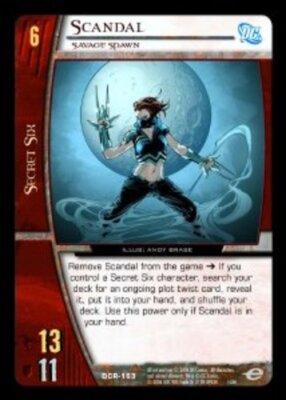 VS System: Scandal, Savage Spawn - Foil [Played] DC Infinite Crisis TCG CCG Clas
