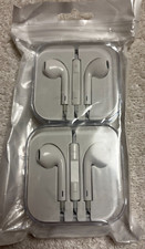 Earbuds White Wired Earphones with 3.5mm Jack 2 pack