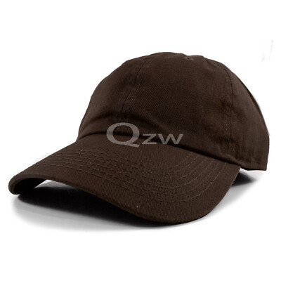 Plain Solid Polo Style Baseball Hat Washed Cotton Adjustable Cap Mens Womens