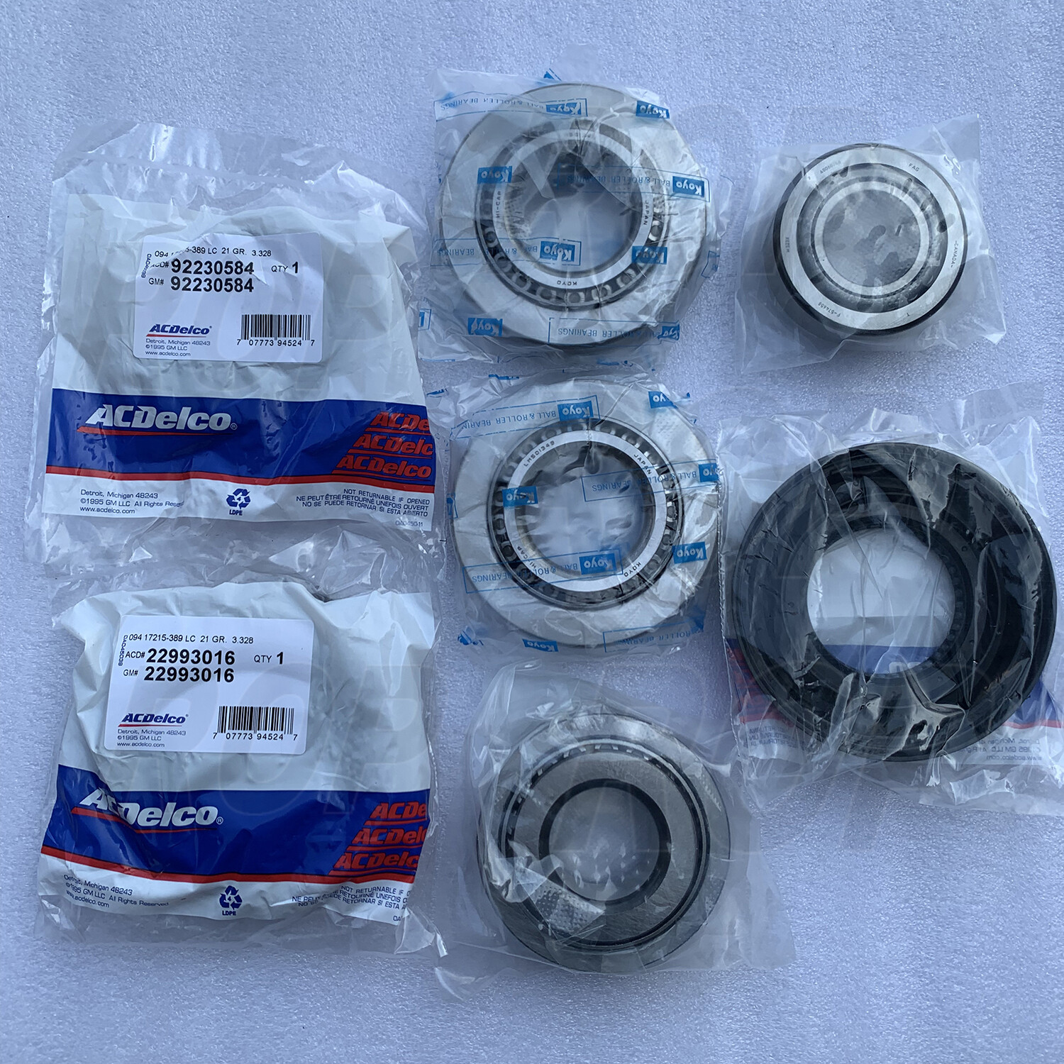 Set For Cadillac ATS Cadillac CTS Rear Differential Bearings Repair Kit F577158 eBay