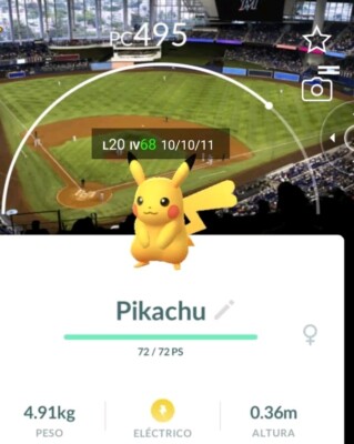 Pikachu Miami Baseball Stadium Background | Trade Pokémon Go
