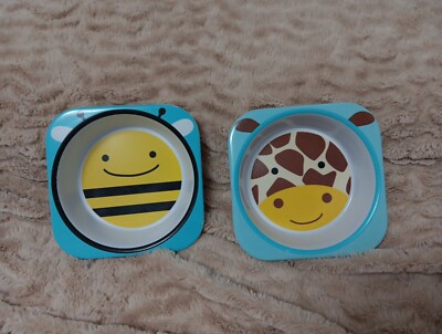 Skip Hop ZOO 5'' Bowls: Bee and Giraffe