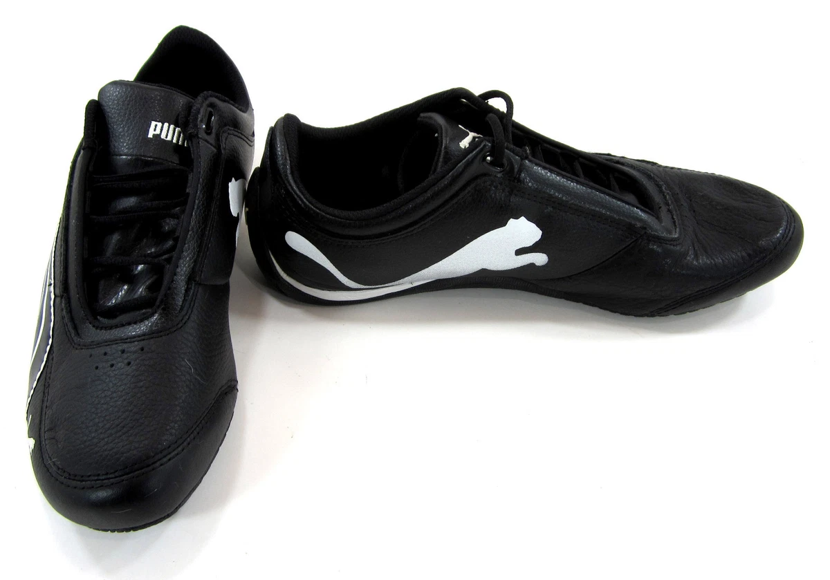 Puma Shoes Drift Cat IV 4 Leather Black White Sneakers Size 7 8 eBay