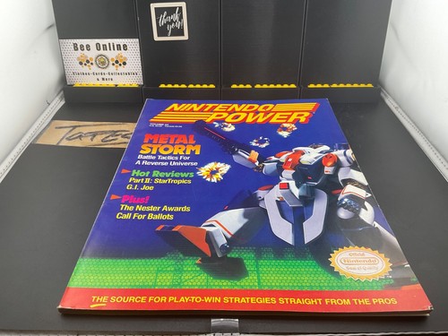 Nintendo Power Magazine Volume 22 March 1991 Metal Storm NO Poster
