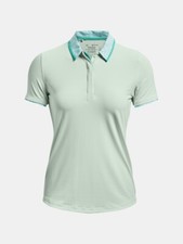 NWT 75 Under Armour Women's UA Iso-Chill SS Polo Shirt 1370132 size S mint