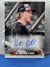 2024 Topps Stadium Club Heston Kjerstad #SCBA-HK Rookie Auto Orioles On-Card
