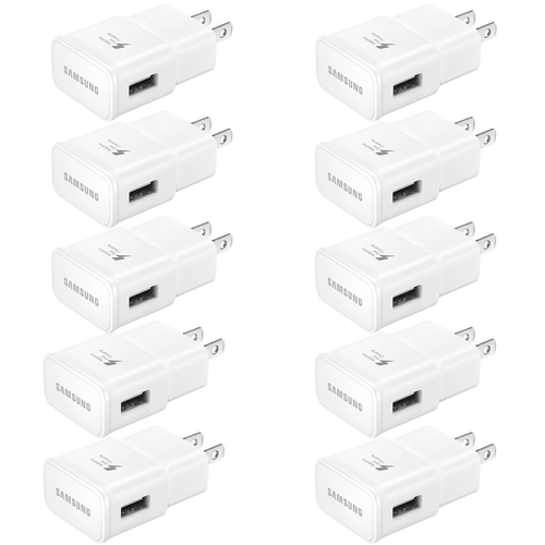 10x ADAPTIVE FAST CHARGING WALL CHARGER ADAPTER FOR SAMSUNG S7 S8 S9 Note 8 9 10 - Picture 1 of 5