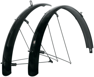 SKS B60 Bluemels Full Coverage Fender Set - 60mm, 26 x 1.6-2.1'', Black