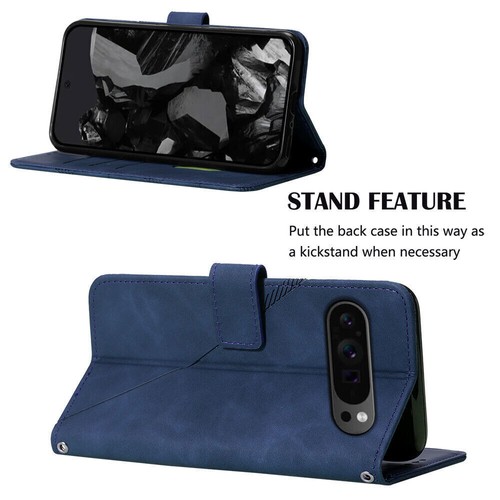 PU Leather Wallet Phone Case For Google Pixel 9 Pro XL 5 6 7 8 Pro 8A 7A 5A 6A - 第 17/50 張圖片