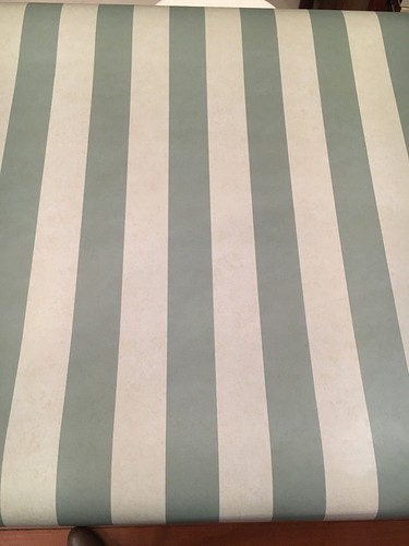 lot of Vintage Wallpaper Stripes Teal by Motif see description - 第 1/3 張圖片