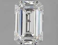Cert. IGI 1.53 Carat Emerald Cut Natural Mined Diamond Loose D color SI2 clarity