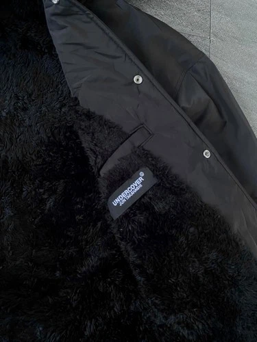 Undercover Stanley Kubrick a Space Odyssey Fur Lined Coach Jacket image 12