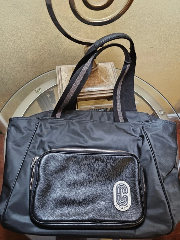 bolso coach grande negro Foto 2 de 4