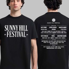 Sunny Hill Festival 2026 Lineup T-Shirt Dua Lipa Katy Perry Concert Tee