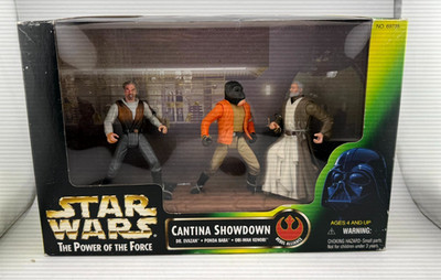Star Wars POTF Cantina Showdown 3-Pack Kenner 1997 Boxed Sealed Evazan Ponda