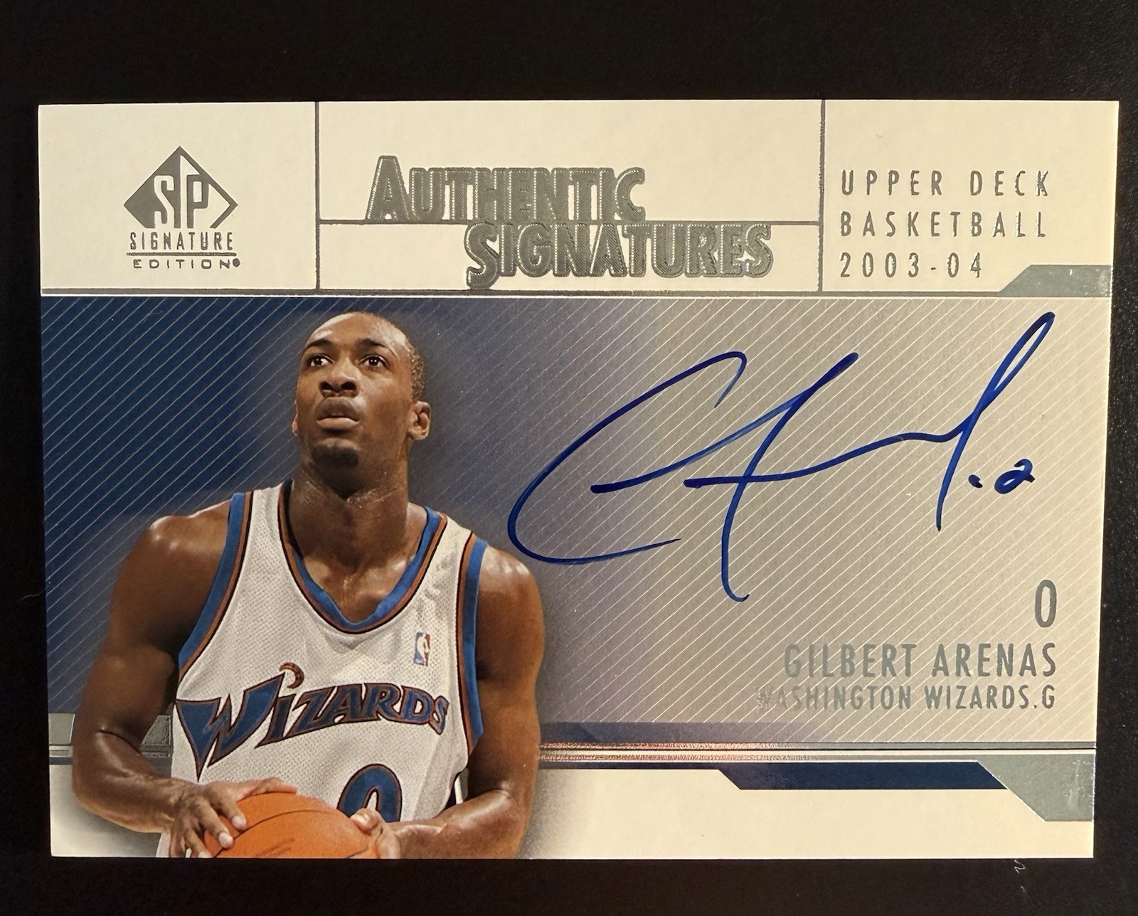 Gilbert Arenas #AS-GA 2003-04 SP Signature Edition Basketball Authentic Signatures