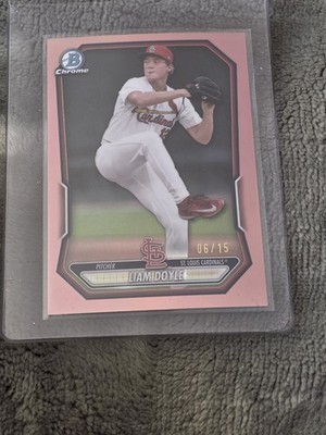 2026 Bowman Chrome - LIAM DOYLE - Rose Gold /15 - Cardinals BCP-10