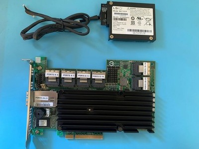 LSI 9280-24I4E MegaRAID SAS SAS9280-24i4e SATA/SAS Controller Card+  #ea