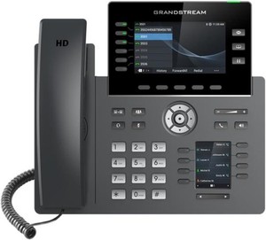 Grandstream GRP2616 Corded Electric 6-line Carrier-Grade IP Phone - Black