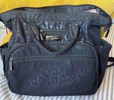 ju ju be black onyx diaper bag  
