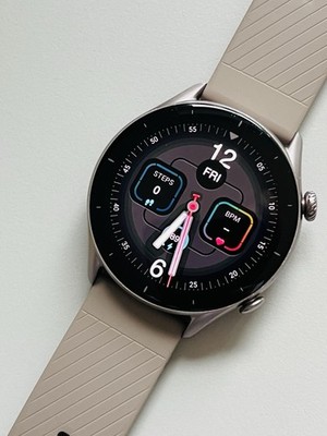 Amazfit GTR 3 grau Smartwatch Fitness 3 Armbänder 2 Ladekabel GPS SpO2 Strava