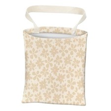 Car Trash Can, Cute Car Trash Bag, Hanging Car Organizer and Cute Cream Flowers