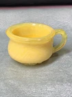 Vintage Mini milk glass cup 1-1/2” Tall 2” In Diameter
