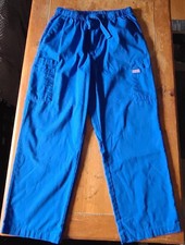 Cherokee Workwear Royal Blue Scrub Pants, Size M Style 4000S