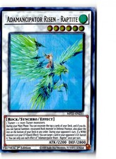 Adamancipator Risen Raptite Super Rare Secret Slayers SESL-EN008 LP Yugioh Card