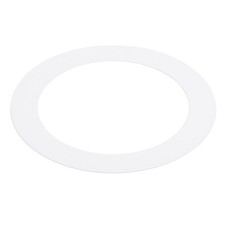 7.48" ID 9.84" OD Goof Rings for Recessed Light White Goof Metal Trim Ring