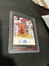 2021 Leaf Draft SP BLACK RC Rookie Auto 68/99 Vavae Malepeai USC