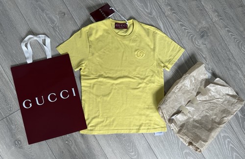 Gucci, Gucci Tshirt Women’s Size XXS UK 8 Yellow Brand New With Tags
