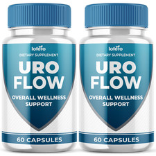  2 Pack Uro Flow for Men Prostate Health  Urinary Support Uro Flow 120 ct 
